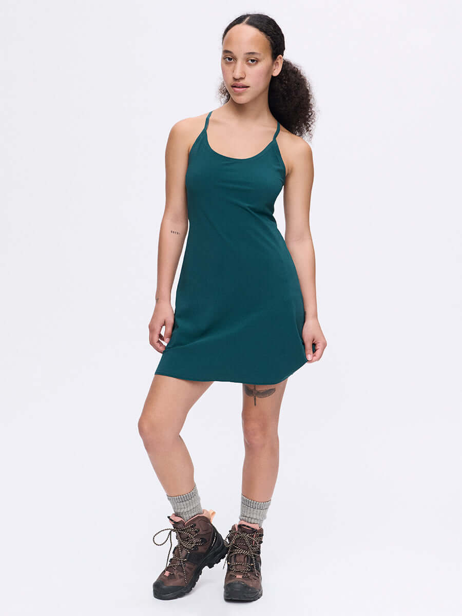 The Exercise Dress in Balsam Green | Outdoor Voices The Exercise Dress in Balsam Green | Outdoor Voices