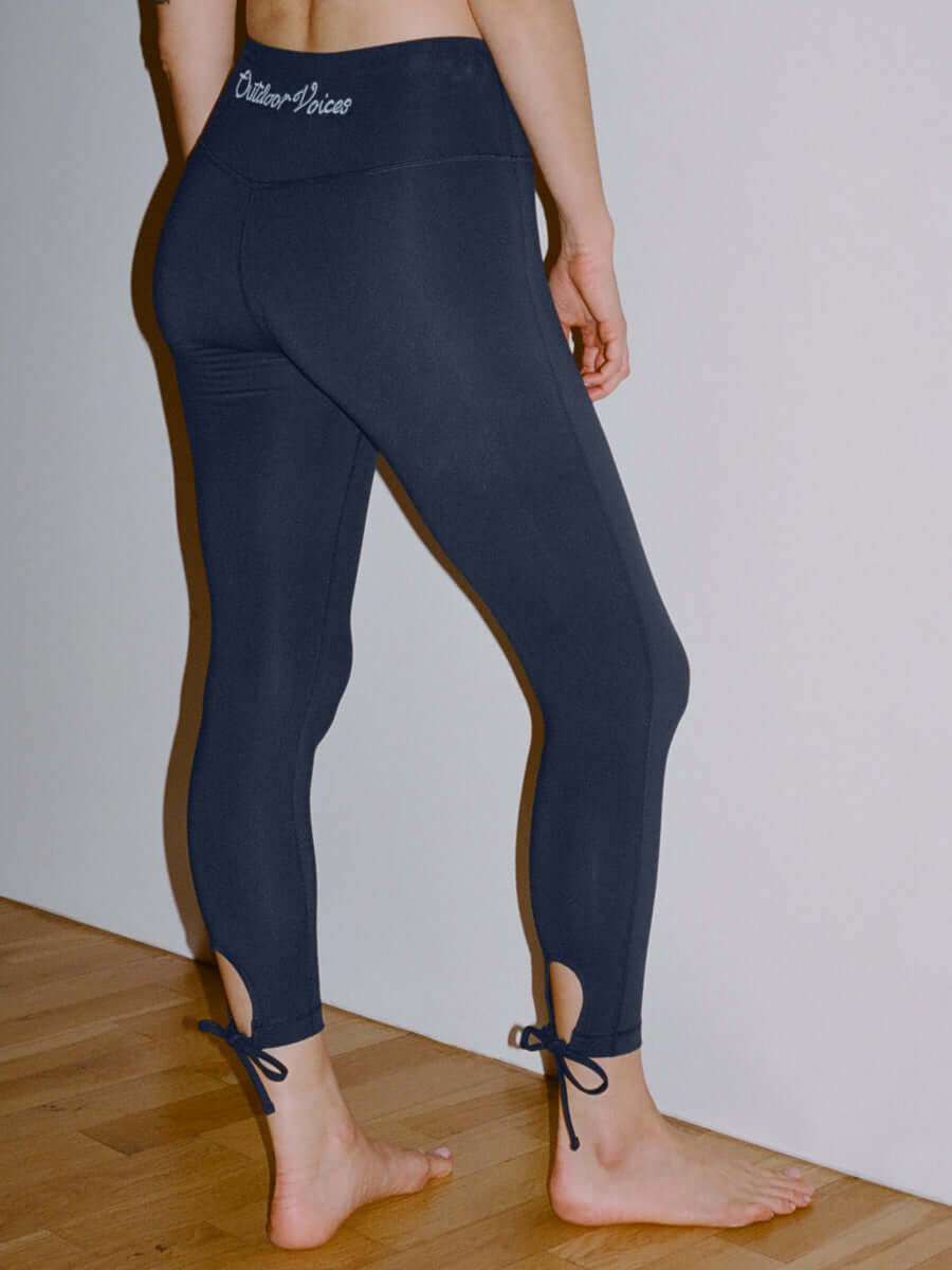 Puddle Legging in Bubble Wrap High-Rise - Electric Navy | OV Puddle Legging in Bubble Wrap High-Rise - Electric Navy | OV
