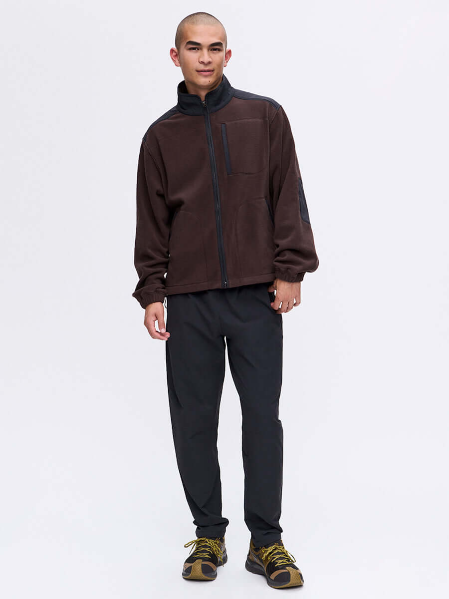 RecFleece Relaxed Full Zip in Soil | Men's Fleece | Outdoor Voices