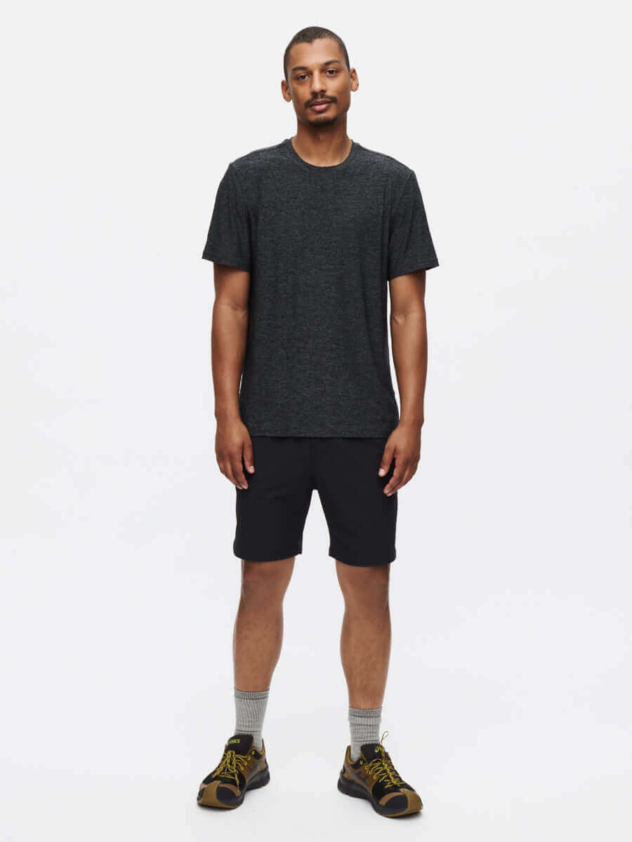 RecTrek 7in Short in Black | Men's Athletic Shorts | Outdoor Voices