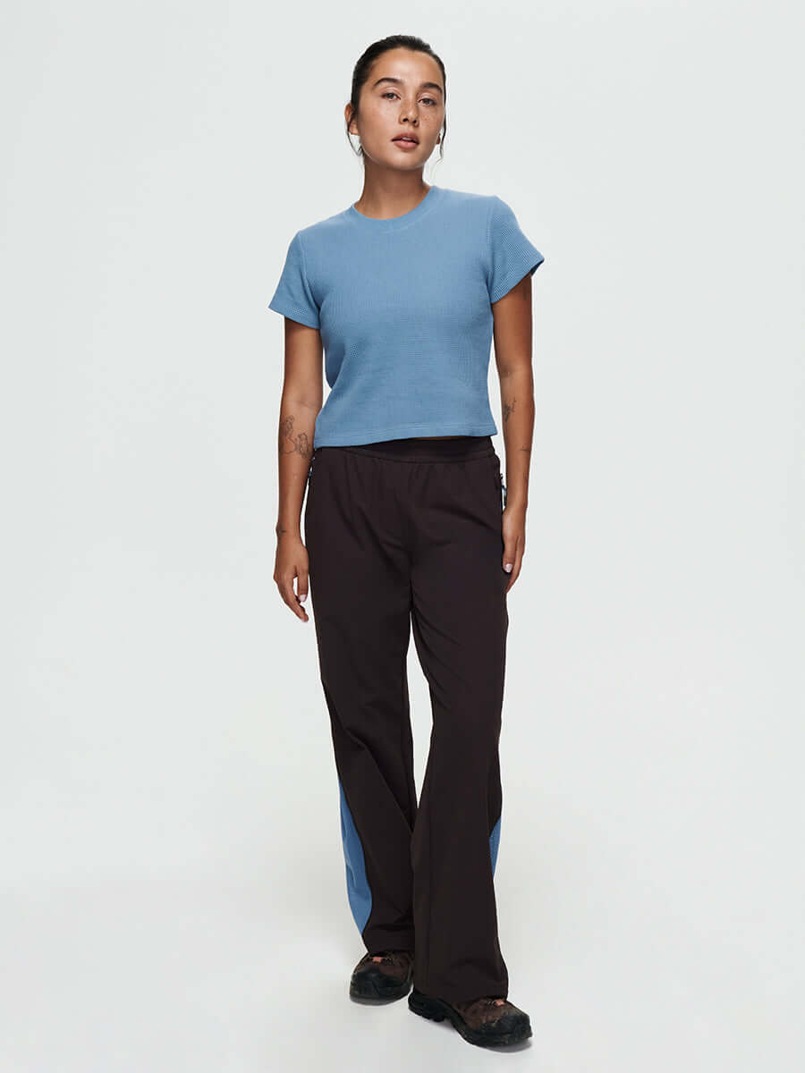 RecTrek Zip Pant in Stretchy Woven Fabric | Outdoor Voices