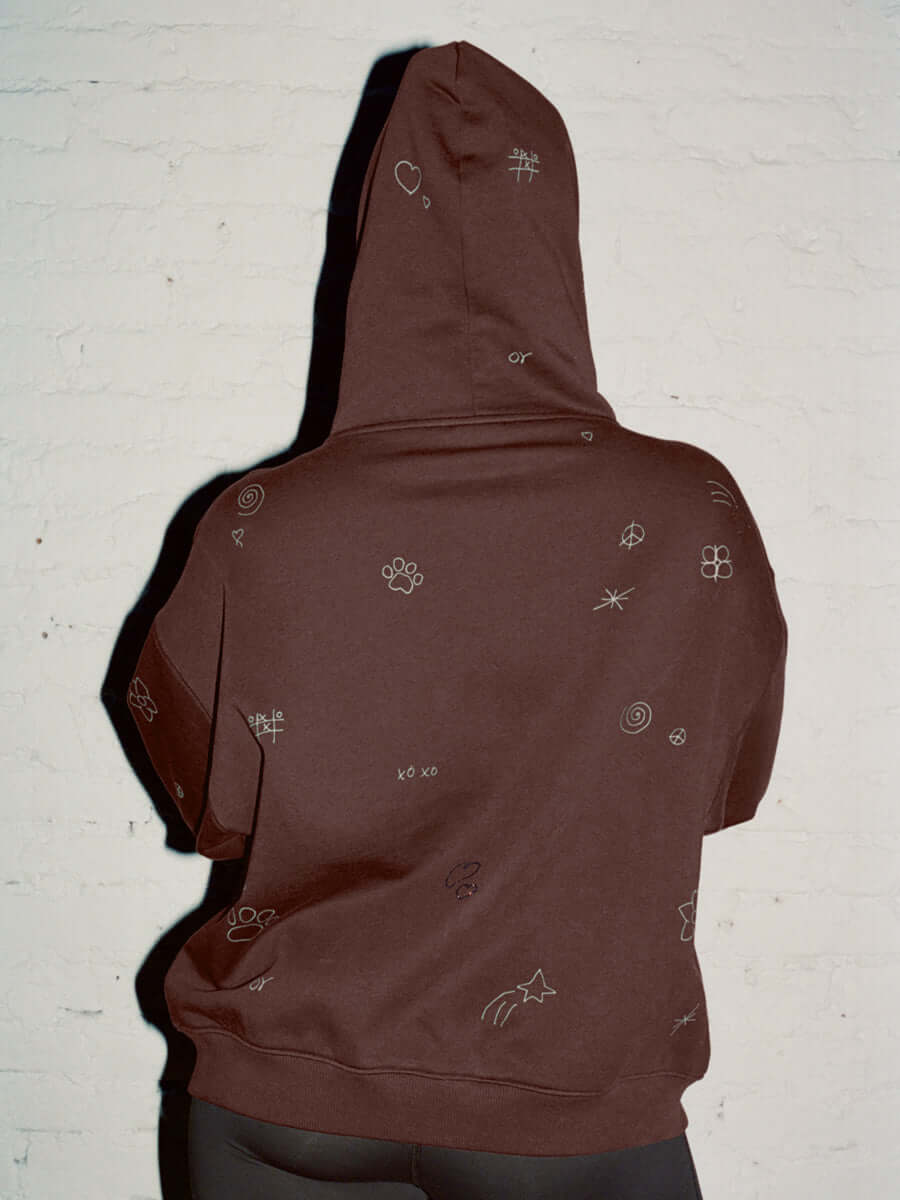 Sunny Hoodie in Strobe Fleece Cotton | Outdoor Voices