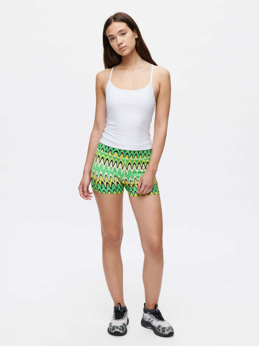 TechSweat Move Free Tank with Built-In Bra - White | OV