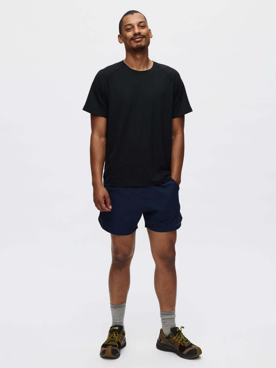 ThinkFast Mesh Shortsleeve in Black | Outdoor Voices