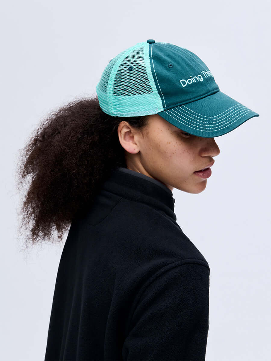 Trucker Hat in Breathable Mesh Back | Outdoor Voices display picture 3