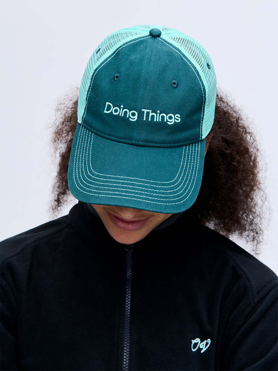 Trucker Hat in Breathable Mesh Back | Outdoor Voices display picture 1