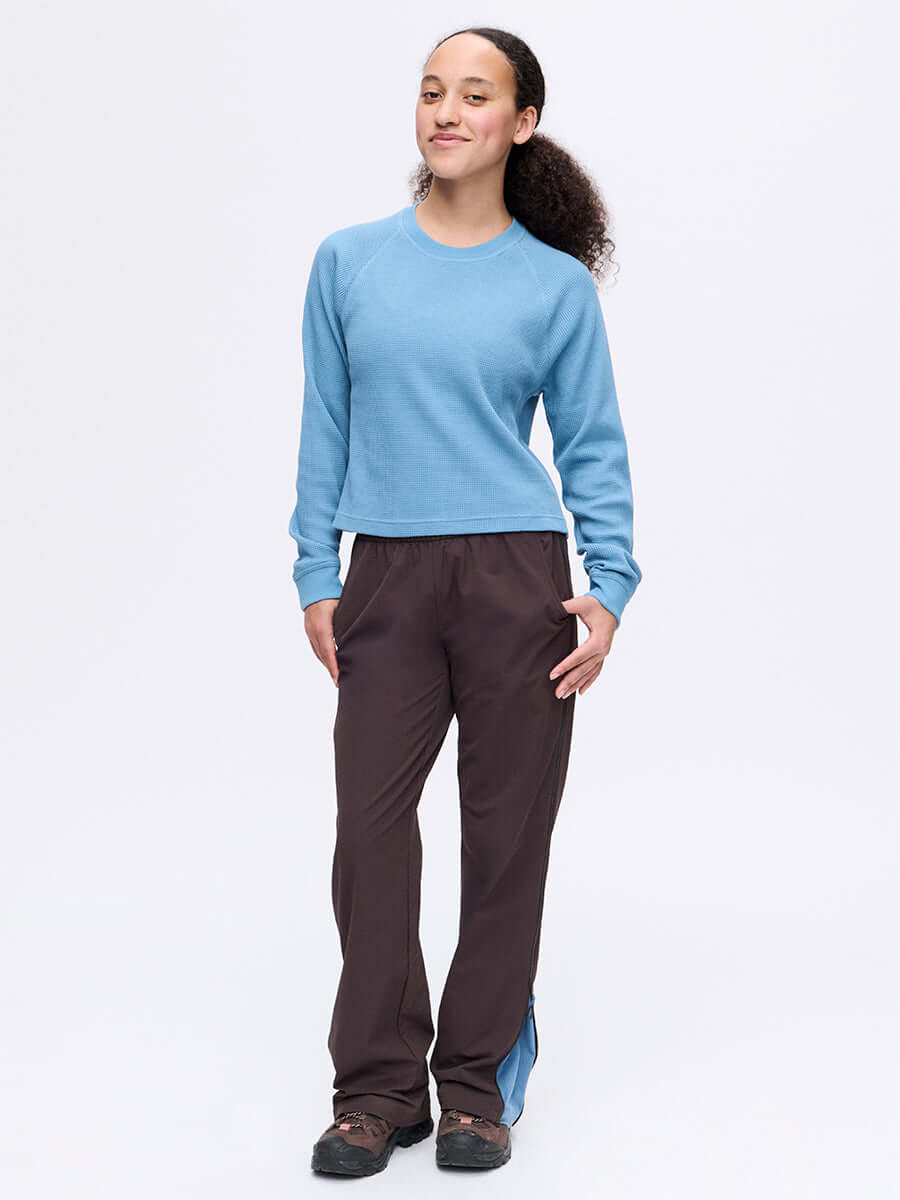 Waffle Longsleeve in 100% Cotton Boxy Fit | Outdoor Voices