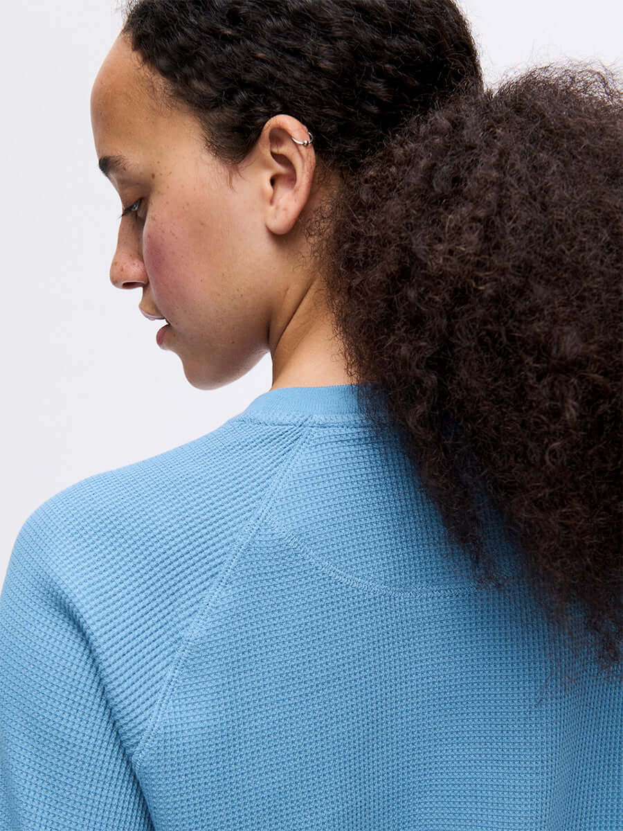 Waffle Longsleeve in 100% Cotton Boxy Fit | Outdoor Voices