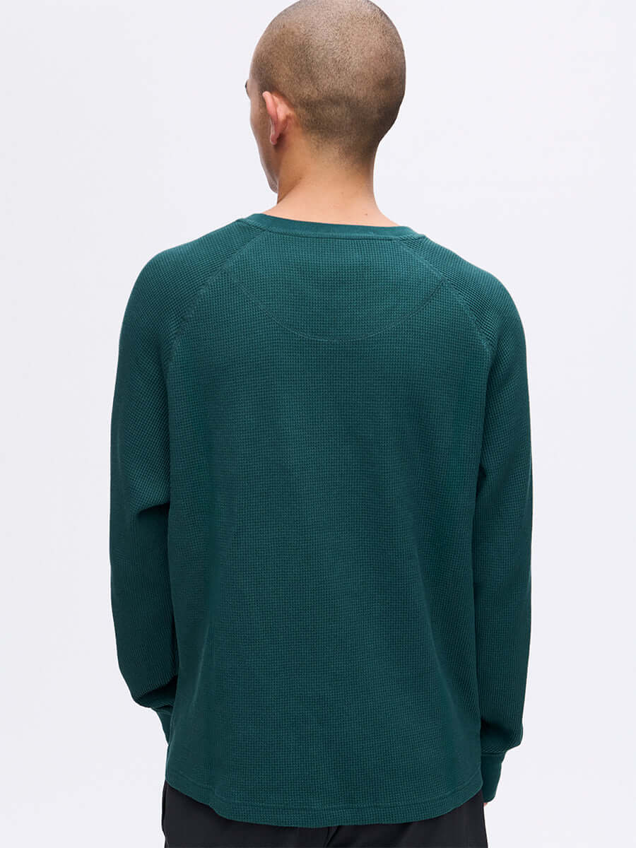cvtvlist waffle longsleeve 2024 サーマル Waffle Longsleeve in 100% Cotton Knit - Balsam | Outdoor Voices