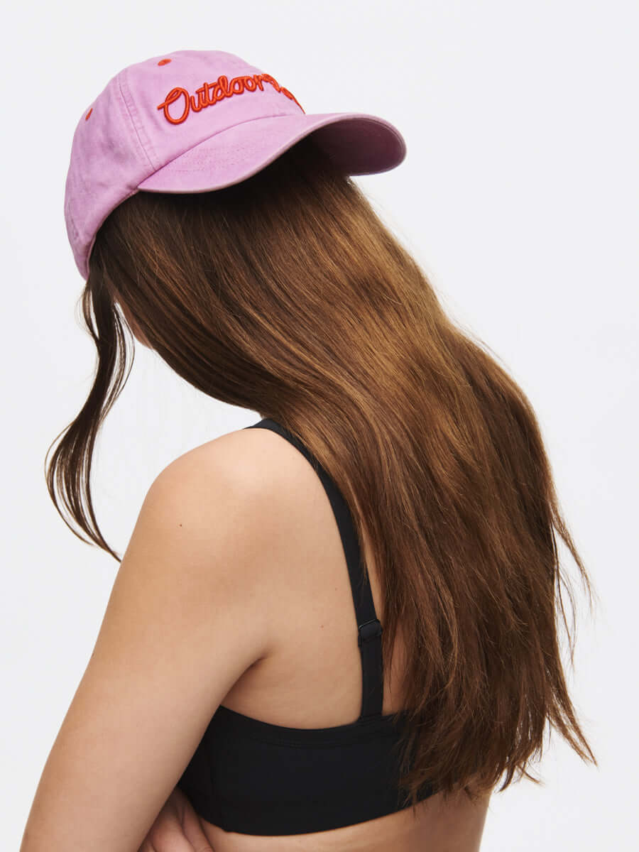 Washed Hat in Soft Washed Cotton Sorbet | Outdoor Voices
