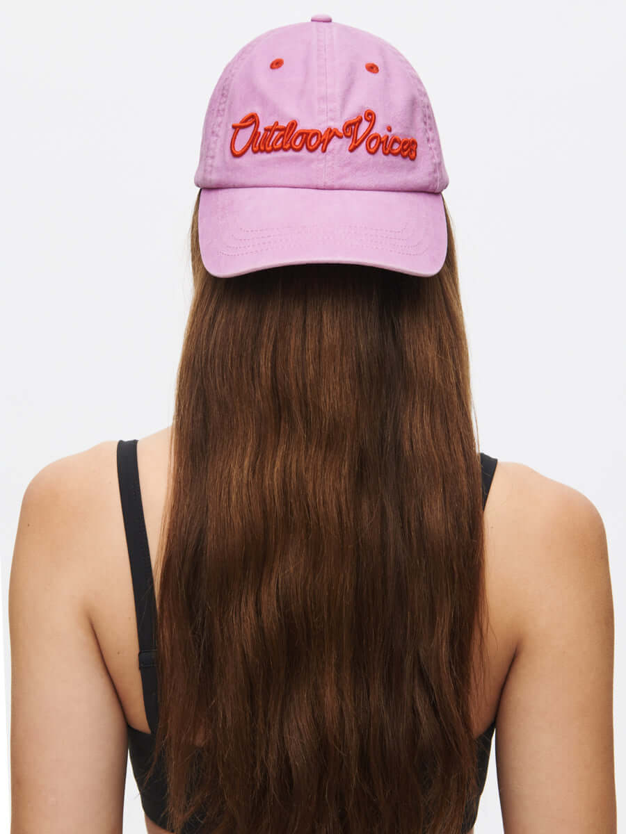 Washed Hat in Soft Washed Cotton Sorbet | Outdoor Voices