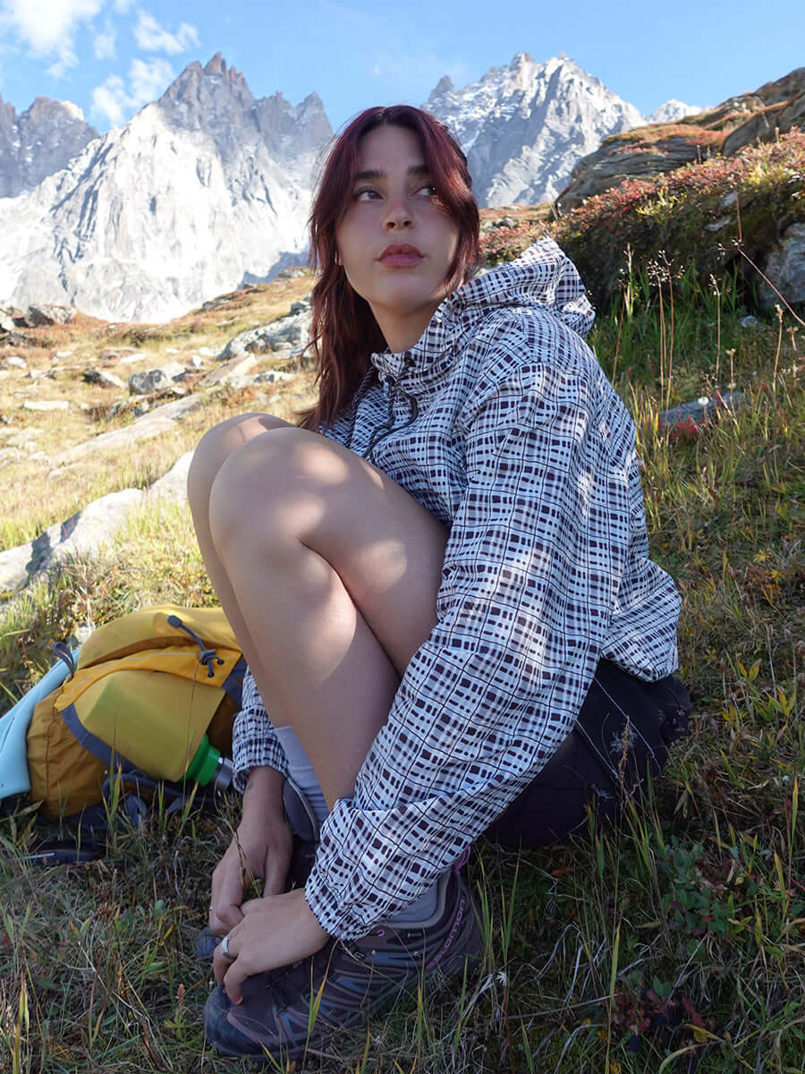 Windbreaker in Water-Resistant Plaid | Outdoor Voices