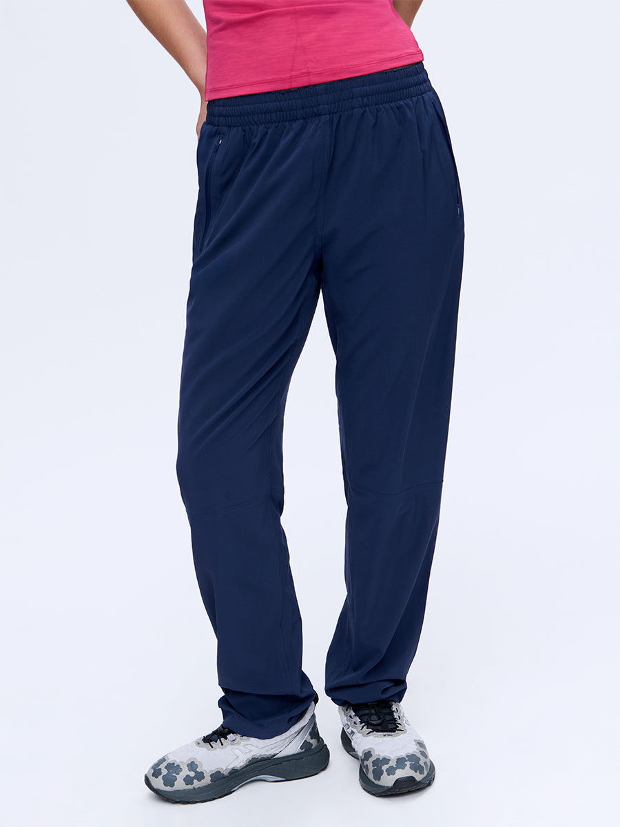 パンツ WAKE. SAPPORO COMFORT JERSEY PANTS Navy Zephyr 29in Pant in Lightweight RecPoly - Electric Navy | OV