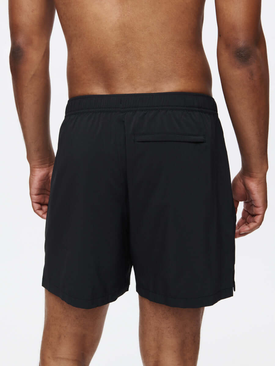 Zephyr 5in Short in Lightweight RecPoly - Black | Outdoor Voices