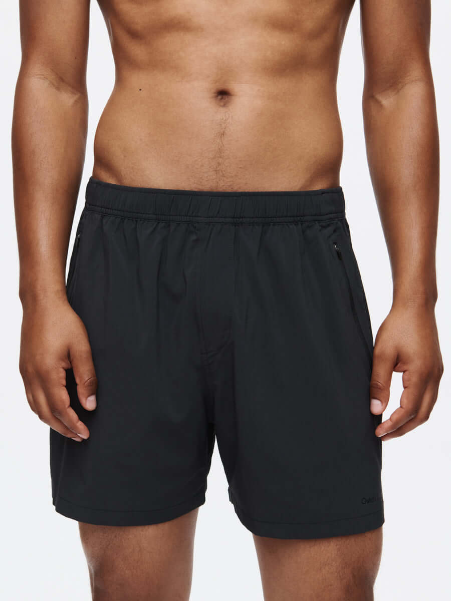 Zephyr 5in Short in Lightweight RecPoly - Black | Outdoor Voices