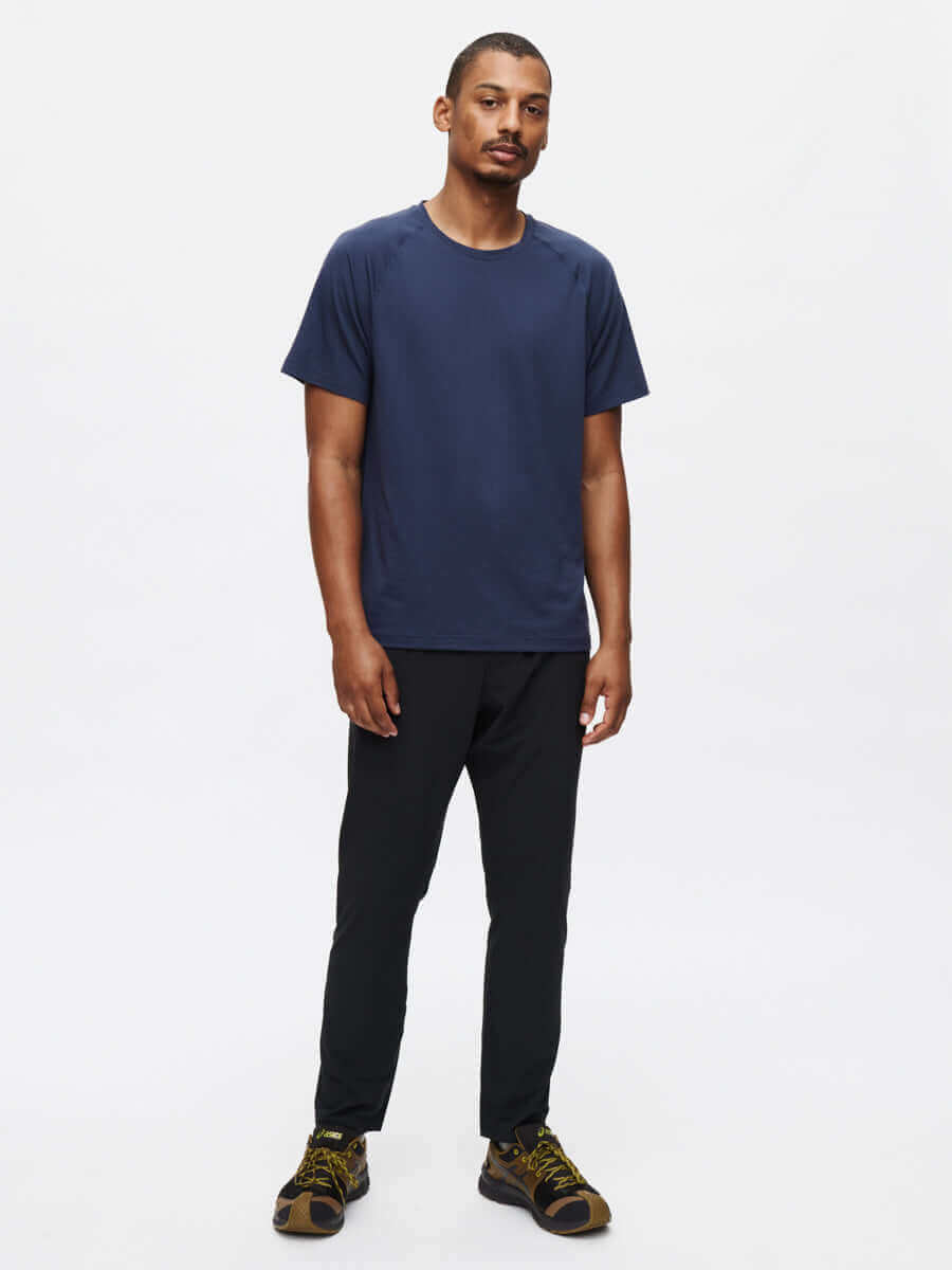 Zephyr Pant in Lightweight RecPoly Fabric - Black | OV