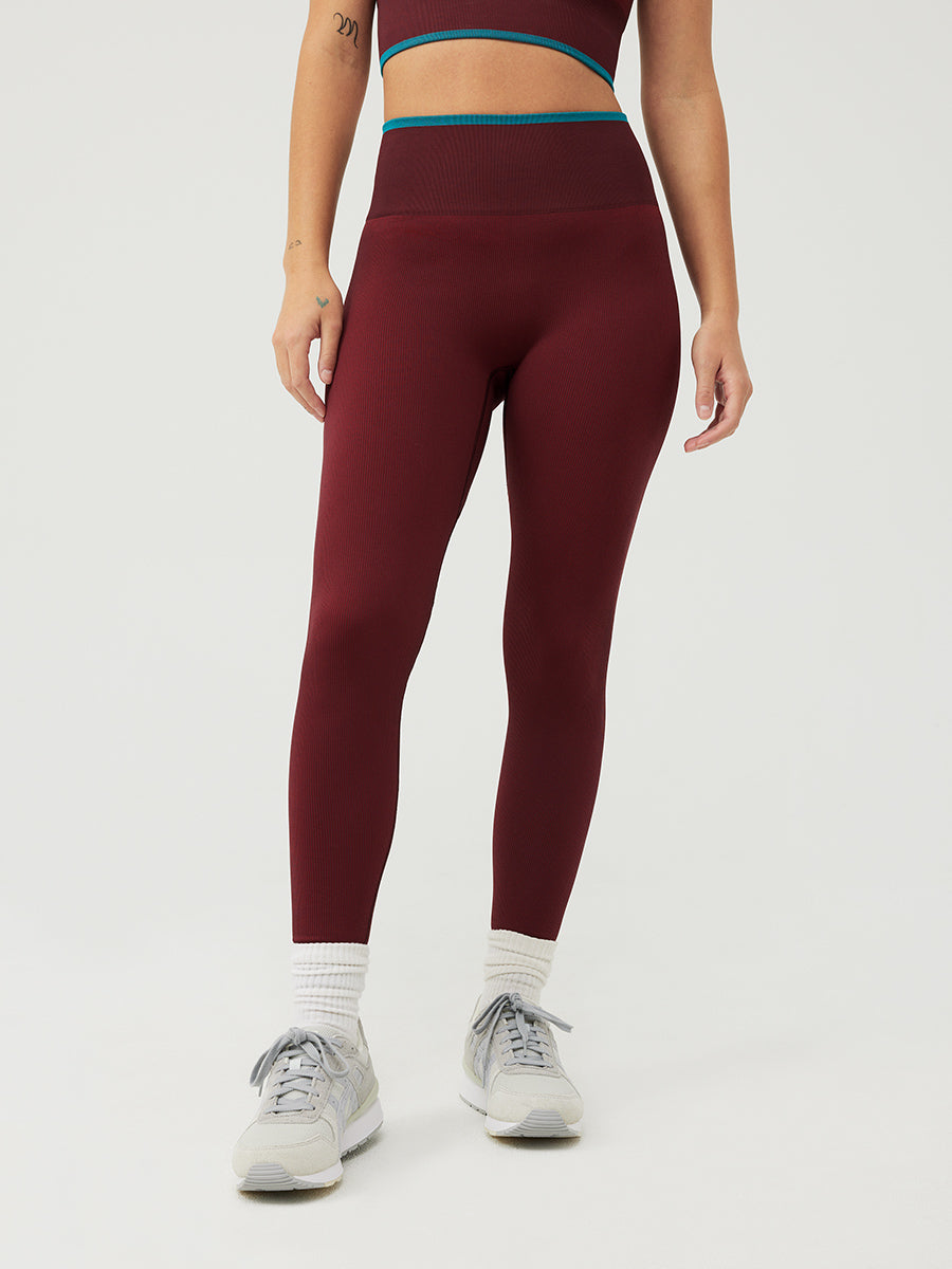 Outdoor Voices 7/8 Crop Dipped High Waisted Athletic Work Out Leggings Pants  M Size M - $35 - From Galore