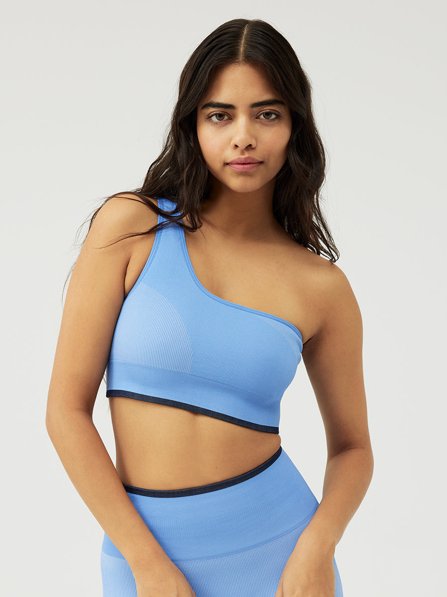 Double Sided One Shoulder Sports Bra
