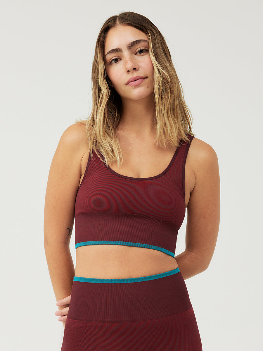 Outdoor Voices Steeplechase Sports Bra Brown Size M - $35 (36% Off